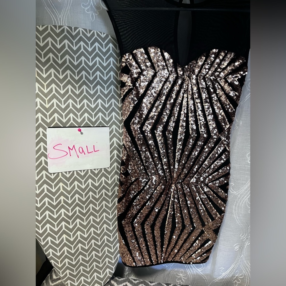 Sequence black and gold dress (also have in black)